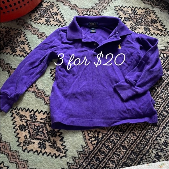 Polo by Ralph Lauren Shirts & Tops Polo Ralph Lauren Purple Long